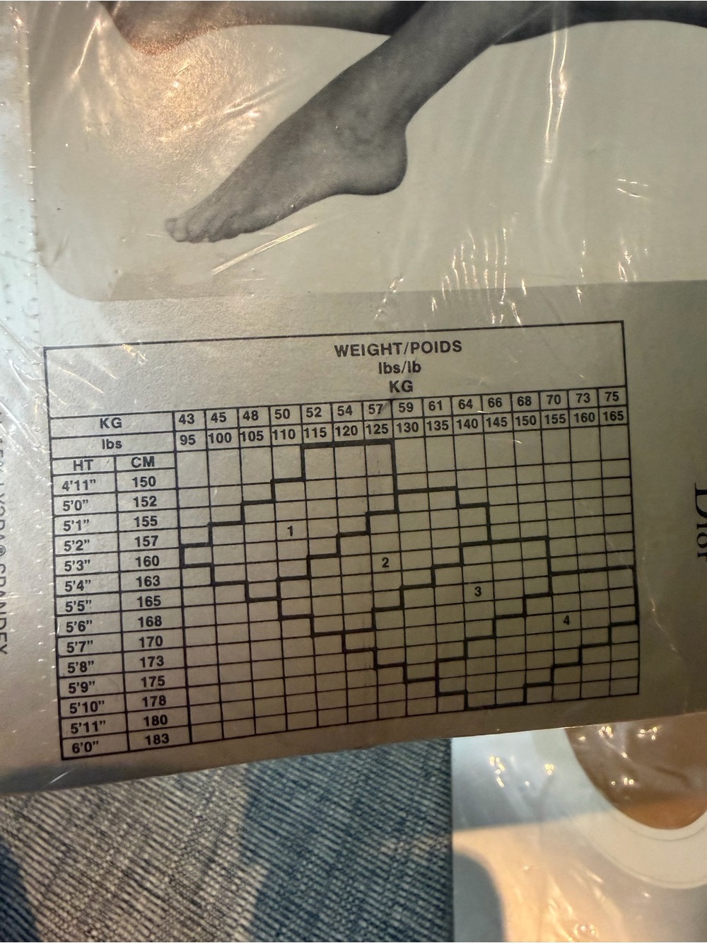 Christian Dior Beige and Tan panty hose tights -2 - Picture 3 of 5